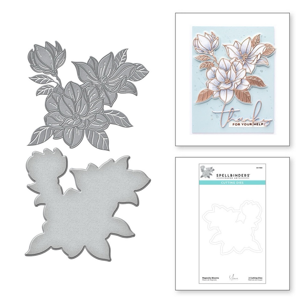 Spellbinders Magnolia Blooms Cutting Die Set